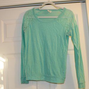 Victoria's Secret Pink Mint lace top